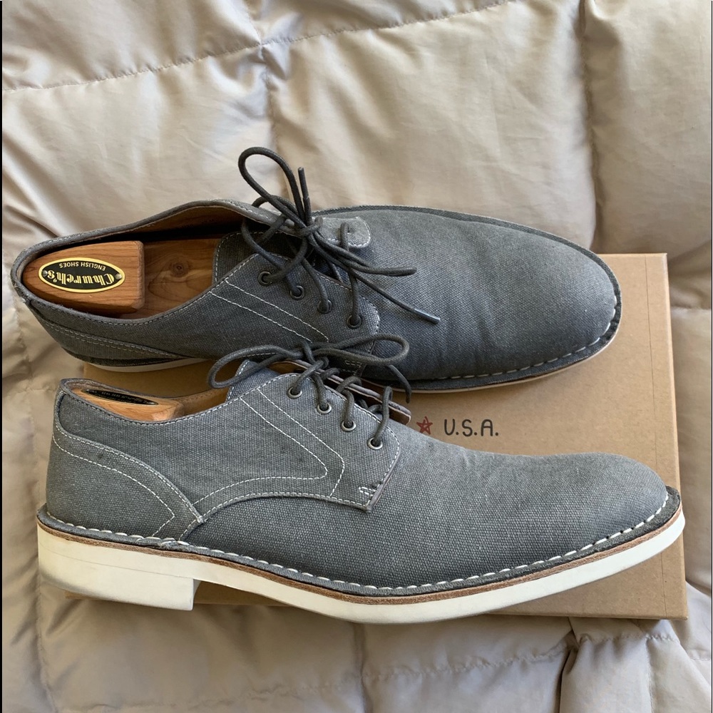 John Varatos canvas derby